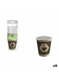 Set de Verres Algon Marron 200 ml 10 Pièces (18 Unités)