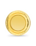 Plate set Algon Golden 23 cm 10 Pieces (18 Units)