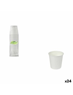 Set de Verres Algon Blanc 80 ml 30 Pièces (24 Unités)