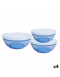 Set di Ciotole Duralex   Azzurro Con coperchio 3 Pezzi (4 Unità)  