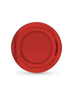 Conjunto de pratos Algon Vermelho 23 cm 10 Peças (18 Unidades)