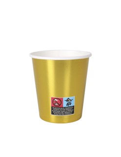 Set de Verres Algon Doré 200 ml 10 Pièces (18 Unités)