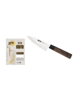 Küchenmesser Quttin DEBA Takamura Braun Silberfarben 11 cm (12 Stück)