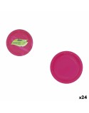 Plate set Algon Fuchsia 20 cm 10 Pieces (24 Units)