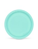 Plate set Algon Aquamarine 20 cm 10 Pieces (24 Units)