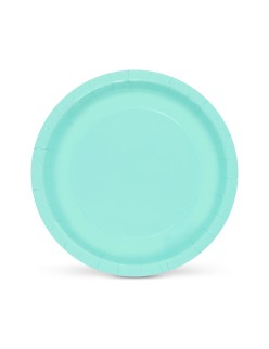 Plate set Algon Aquamarine 20 cm 10 Pieces (24 Units)