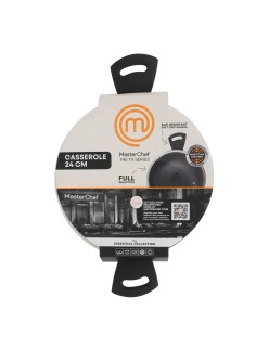Casseruola con coperchio MasterChef 24 cm (4 Unità)