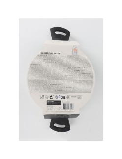 Casseruola con coperchio MasterChef 24 cm (4 Unità)