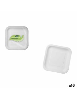 Plate set Algon 20 cm 25 Pieces (18 Units)