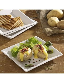 Plate set Algon 20 cm 25 Pieces (18 Units)