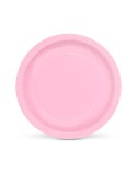 Plate set Algon Pink 20 cm 10 Pieces (24 Units)