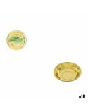 Plate set Algon Golden 450 ml 6 Pieces (18 Units)