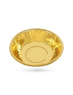 Plate set Algon Golden 450 ml 6 Pieces (18 Units)