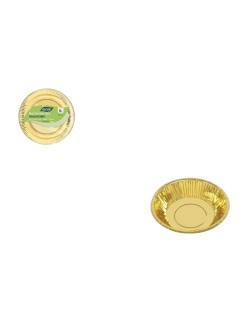 Plate set Algon Golden 450 ml 6 Pieces (18 Units)