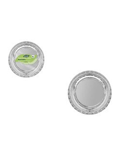Plate set Algon Silver 20 cm 10 Pieces (18 Units)