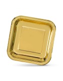 Set de Platos Algon Dorado 26 cm 3 Piezas (18 Unidades)
