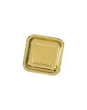 Set de Platos Algon Dorado 26 cm 3 Piezas (18 Unidades)