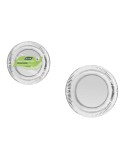 Plate set Algon Silver 23 cm 10 Pieces (18 Units)
