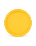 Plate set Algon Yellow 20 cm 10 Pieces (24 Units)