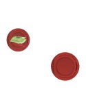 Service de vaisselle Algon Rouge 18 cm 12 Pièces (18 Unités)