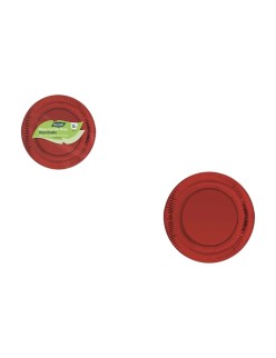Service de vaisselle Algon Rouge 18 cm 12 Pièces (18 Unités)