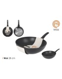 Padella Wok MasterChef 28 cm (6 Unità)