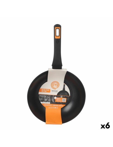 Padella Wok MasterChef 28 cm (6 Unità)