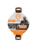 Casseruola con coperchio MasterChef 24 cm 2,5 mm (4 Unità)