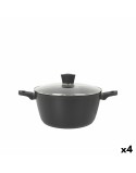 Casseruola con coperchio MasterChef 28 cm (4 Unità)