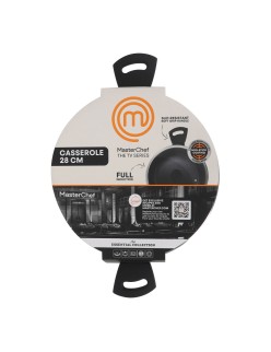 Casseruola con coperchio MasterChef 28 cm (4 Unità)