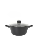 Casseruola con coperchio MasterChef 28 cm (4 Unità)