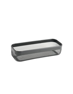 Cestino Multiuso Confortime Nero Metallo 30,5 x 11,5 x 7 cm (8 Unità)
