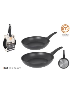 Set di padelle MasterChef 24 cm 20 cm (4 Unità)