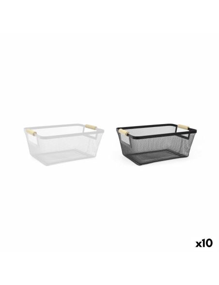 Cestino Multiuso Confortime Metallo 33,2 x 22,6 x 13,5 cm (10 Unità)