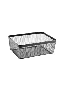 Cestino Multiuso Confortime Nero Metallo 30,5 x 40,5 x 15,2 cm (6 Unità)