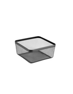 Cestino Multiuso Confortime Nero Metallo 30,5 x 30,5 x 15,2 cm (6 Unità)