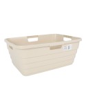 Cesto per i Panni Tontarelli Maya Beige Plastica 54,5 x 37,5 x 22 cm (12 Unità)