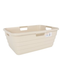Cesto per i Panni Tontarelli Maya Beige Plastica 54,5 x 37,5 x 22 cm (12 Unità)