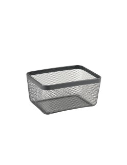 Cestino Multiuso Confortime Nero Metallo 30,5 x 23 x 15,2 cm (8 Unità)