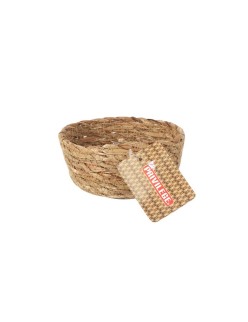Multi-purpose basket Privilege   Brown wicker Circular ø 12 x 5 cm (36 Units)
