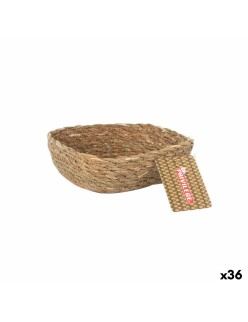 Multi-purpose basket Privilege   Brown wicker Rectangular 13 x 10 x 5 cm (36 Units)