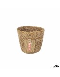 Multi-purpose basket Privilege   Brown wicker Circular ø 12 x 11 cm (36 Units)