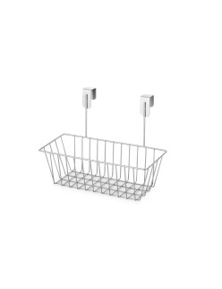 Cestino Multiuso Confortime Grigio Metallo 28 x 15 x 21 cm (12 Unità)