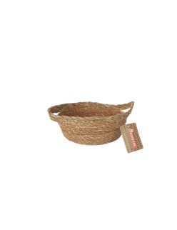 Multi-purpose basket Privilege   Brown wicker ø 17 x 7 cm (18 Units)