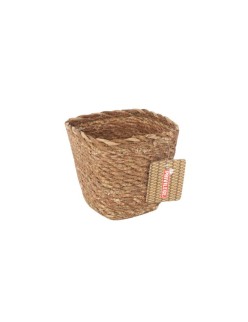Multi-purpose basket Privilege   Brown wicker Squared 12 x 12 x 11 cm (36 Units)