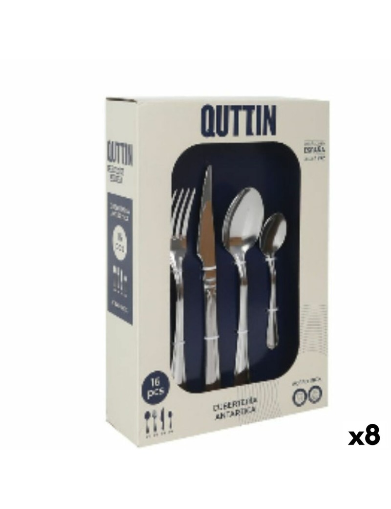 Cubertería Quttin Antartica (8 Unidades)