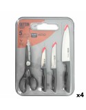 Set de Cuchillos Quttin Nero 5 Piezas (4 Unidades)