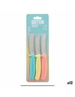 Cuchillo de Cocina Quttin Basic 20 cm 0,8 mm 3 Piezas (12 Unidades)