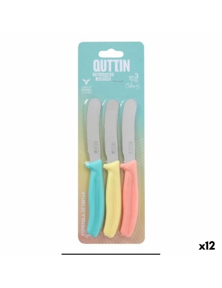 Cuchillo de Cocina Quttin Basic 20 cm 0,8 mm 3 Piezas (12 Unidades)