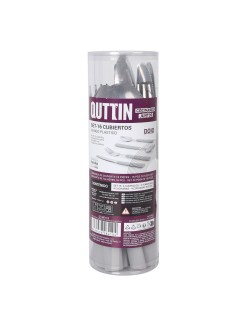 Couverts Quttin DOIO Plastique 16 Pièces 17 Pièces (6 Unités)